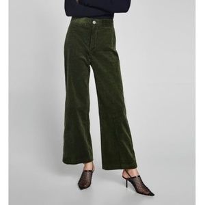 Zara Thick Corduroy Trousers
